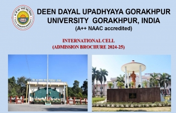 Admissions in UG, PG, and PhD programs at Deen Dayal Upadhyaya Gorakhpur University (DDUGU), Gorakhpur